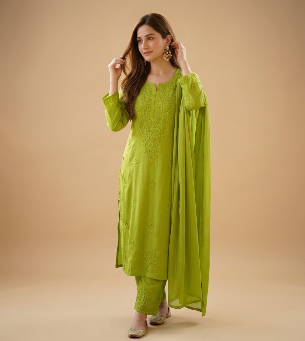 KURTA BOTTOM DUPATTA SET