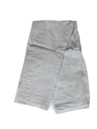White Cotton -Strechable Pant -Free Size - Image 2